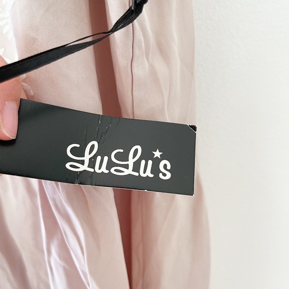 NWT Lulu's Sunflower Sweetheart Beige Mini Dress - Picture 13 of 13